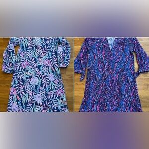 Lilly Pulitzer-2 Medium ‘Play condition’ dresses, for arm pit fade otherwise GUC